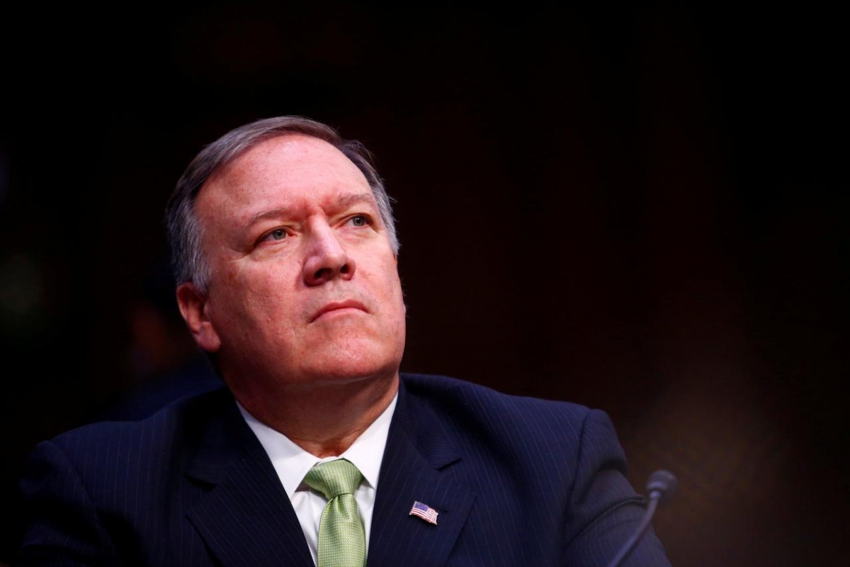 Ngoại trưởng Mỹ Mike Pompeo. Ảnh: Reuters