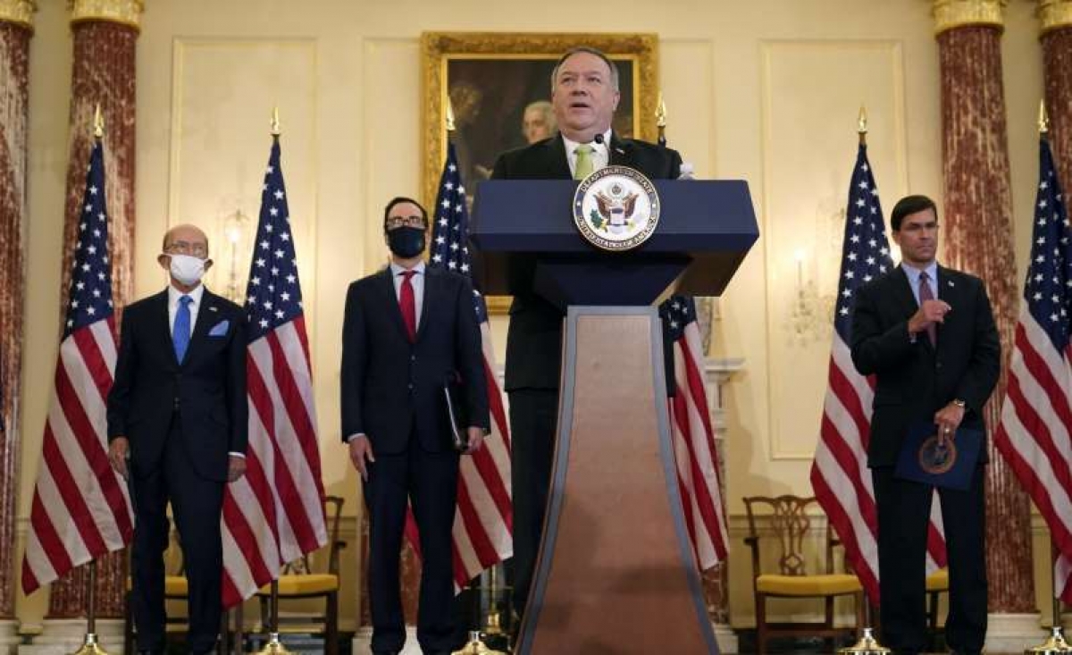 Ngoại trưởng Mỹ Mike Pompeo. Ảnh: Washington Examiner