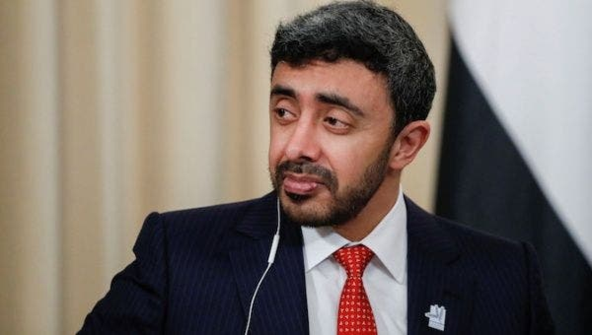 Bộ trưởng Bộ Ngoại giao UAE Sheikh Abdullah bin Zayed. Ảnh: KT