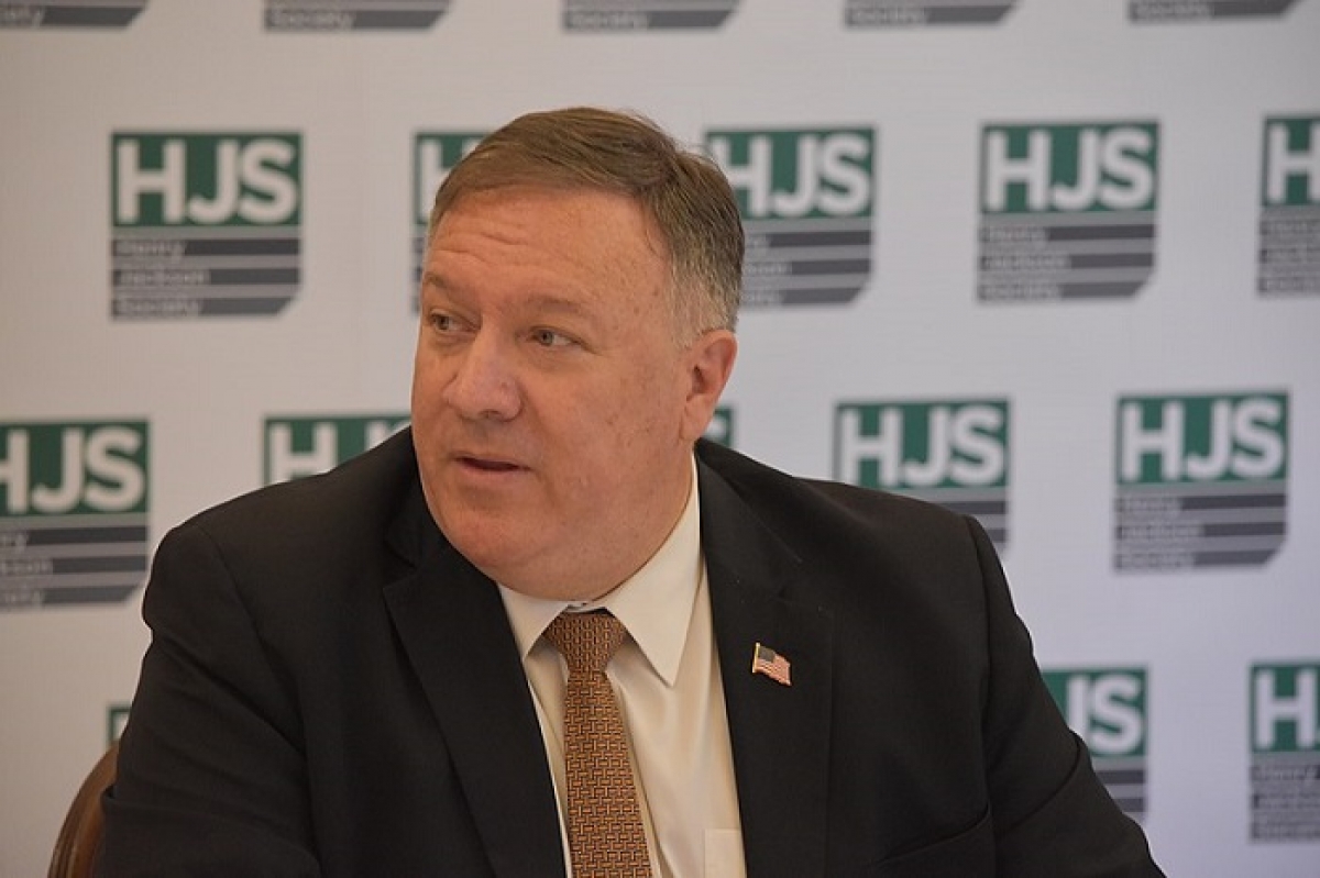 Ngoại trưởng Mỹ Mike Pompeo. (Ảnh: Greekreporter).