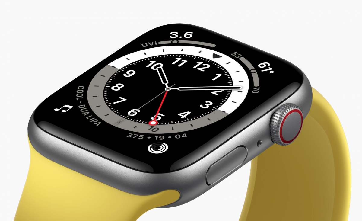 Mẫu smartwatch mới được Táo khuyết thêm nhiều tính năng thông minh và hướng tới sản phẩm như một thiết bị y tế cá nhân. Cảm biến mới có thể đo nồng độ oxy trong máu chỉ sau 15 giây, tương đương với thời gian đo nhịp tim thông thường. (Ảnh: Apple)