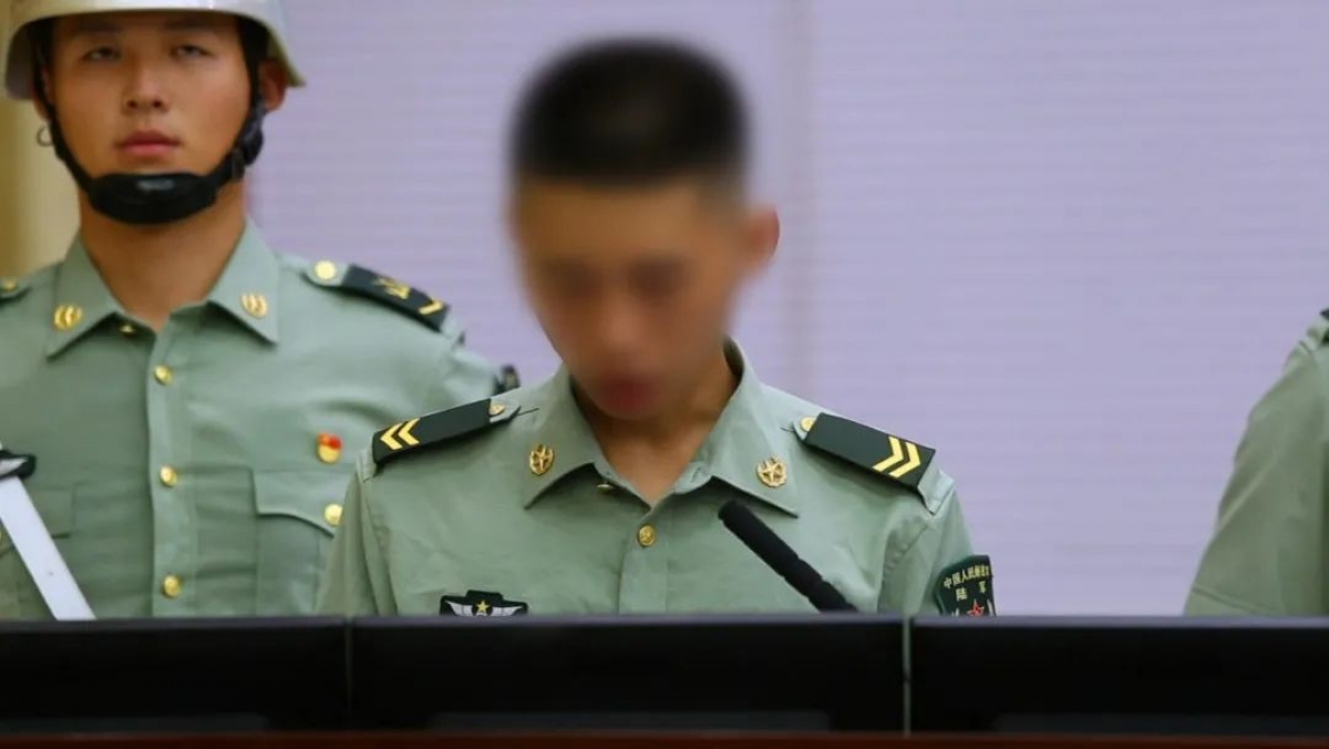 Binh sĩ bị kỷ luật. Ảnh Chiến khu miền Đông Trung Quốc