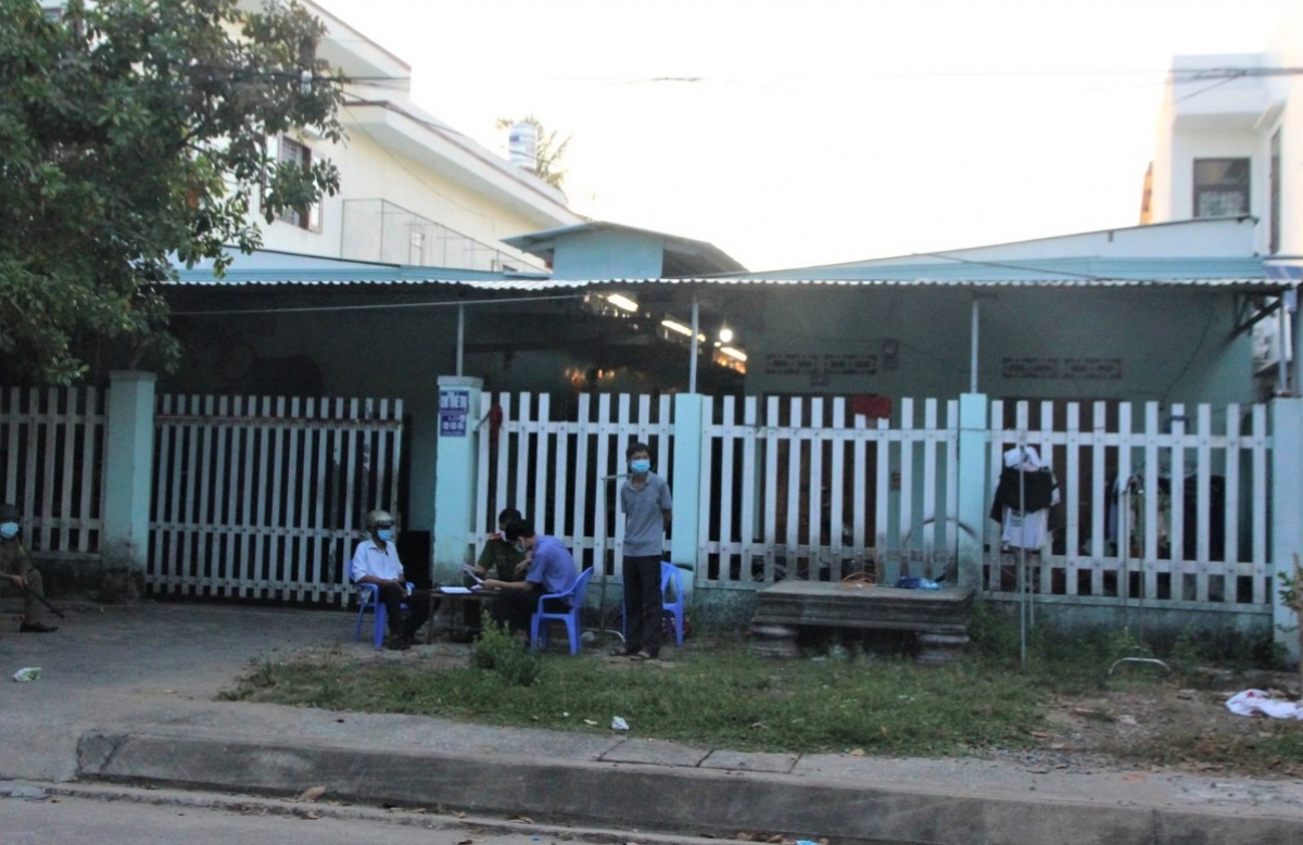 Khu vực nhà trọ nơi xảy ra vụ việc