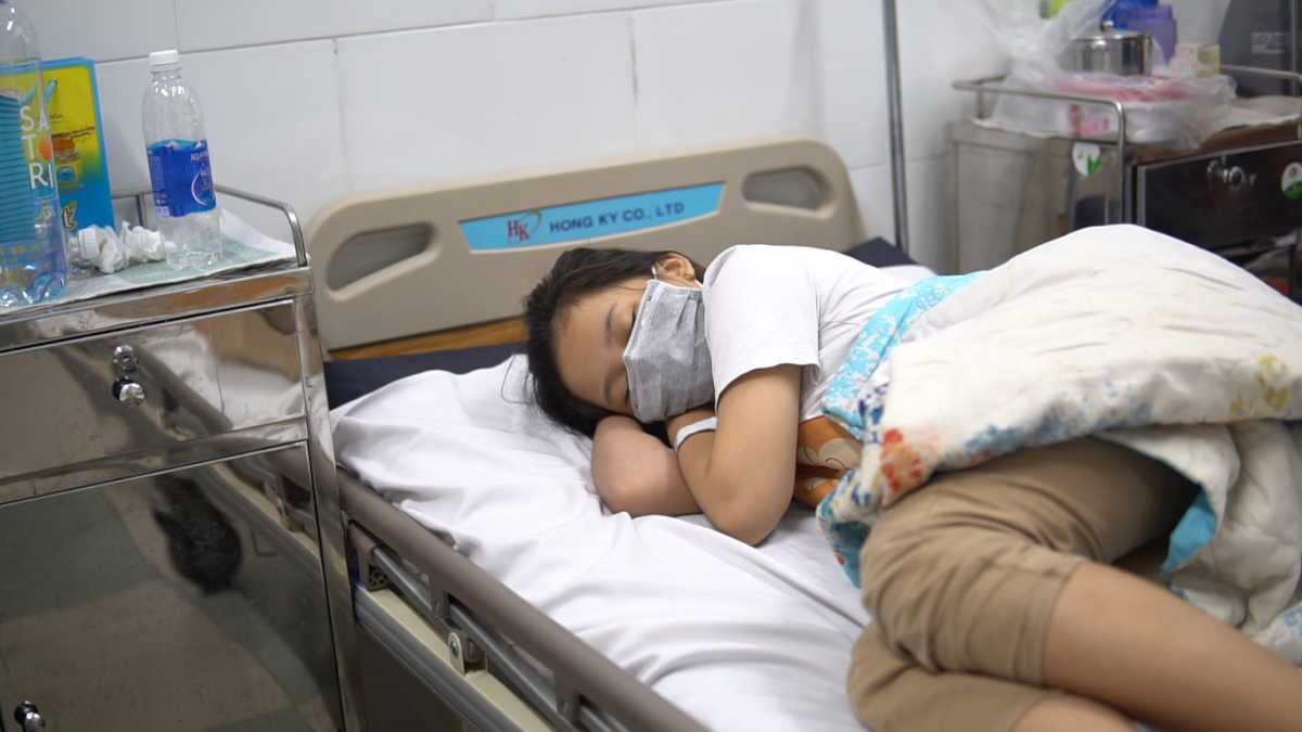Cô giáo cũng nhập viện. (Ảnh: BVCC)