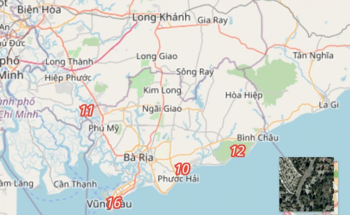 Bà Rịa – Vũng Tàu công khai 18 khu đất công đưa ra đấu giá trong năm 2020.