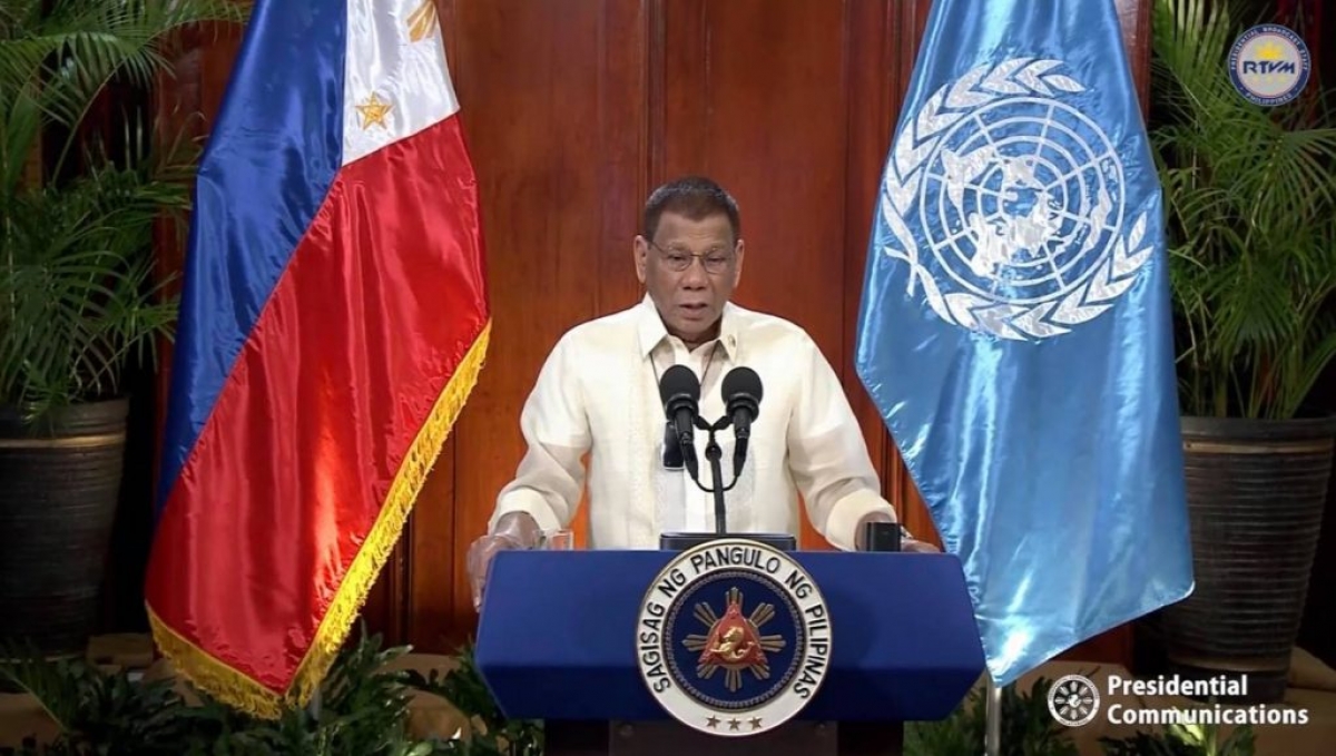 Tổng thống Philippines, Rodrigo Duterte. Ảnh: RTVM