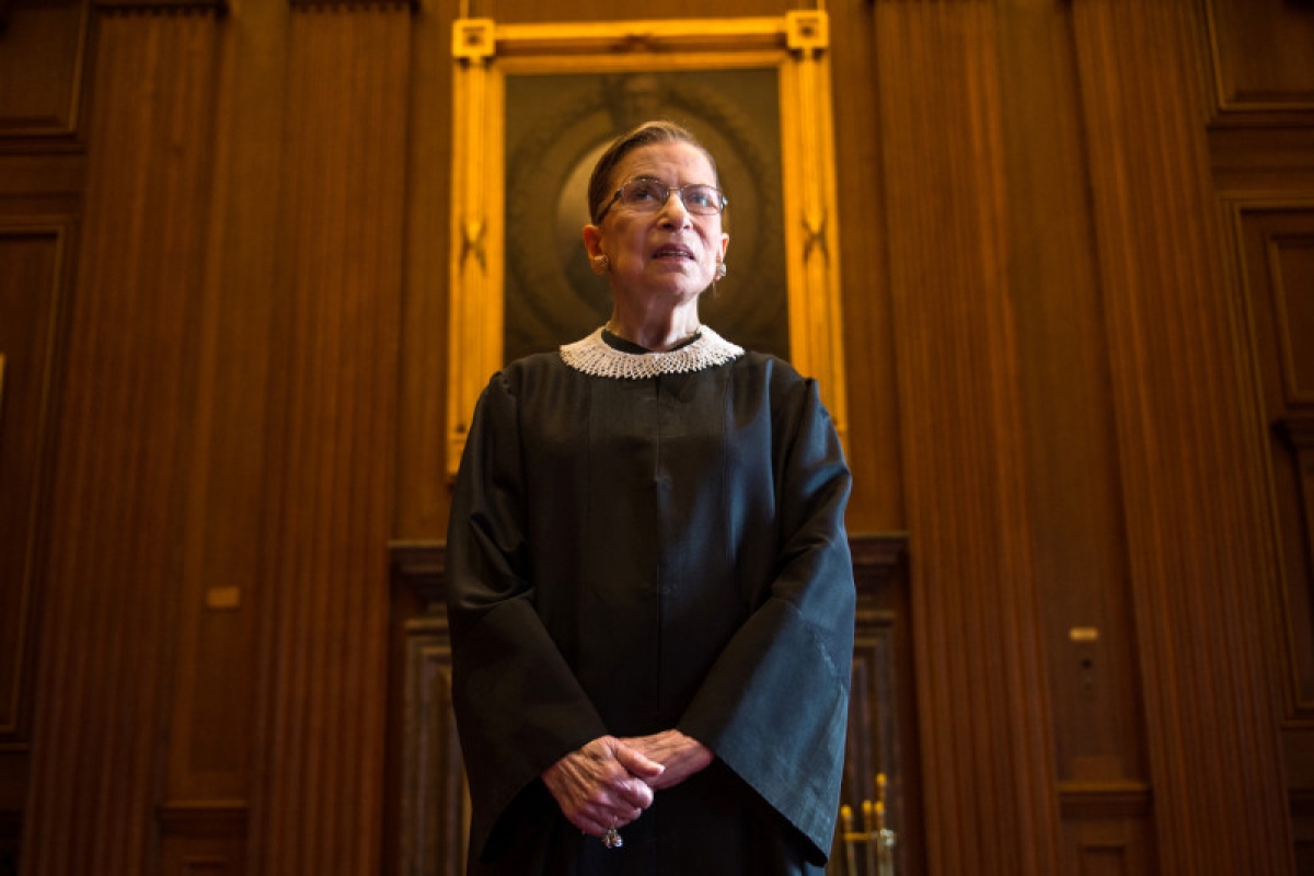 Thẩm phán Ginsburg năm 2013. Ảnh: Getty