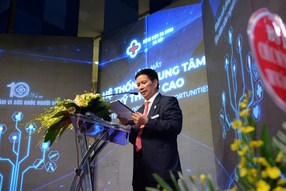 GS. TS. BS Cao cấp Lê Trung Hải, Giám đốc chuyên môn Bệnh viện Đa khoa Hà Nội.