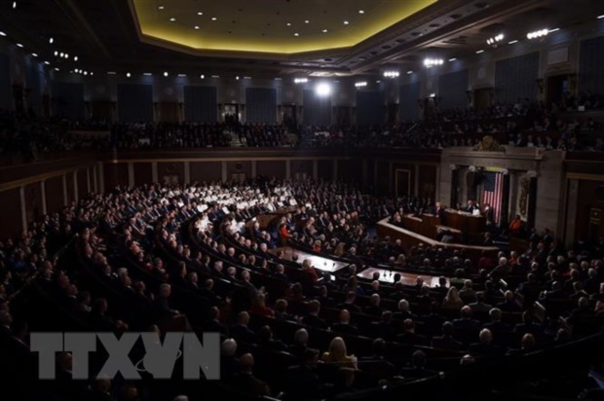 Toàn cảnh một phiên họp Hạ viện Mỹ. (Nguồn: AFP/TTXVN)