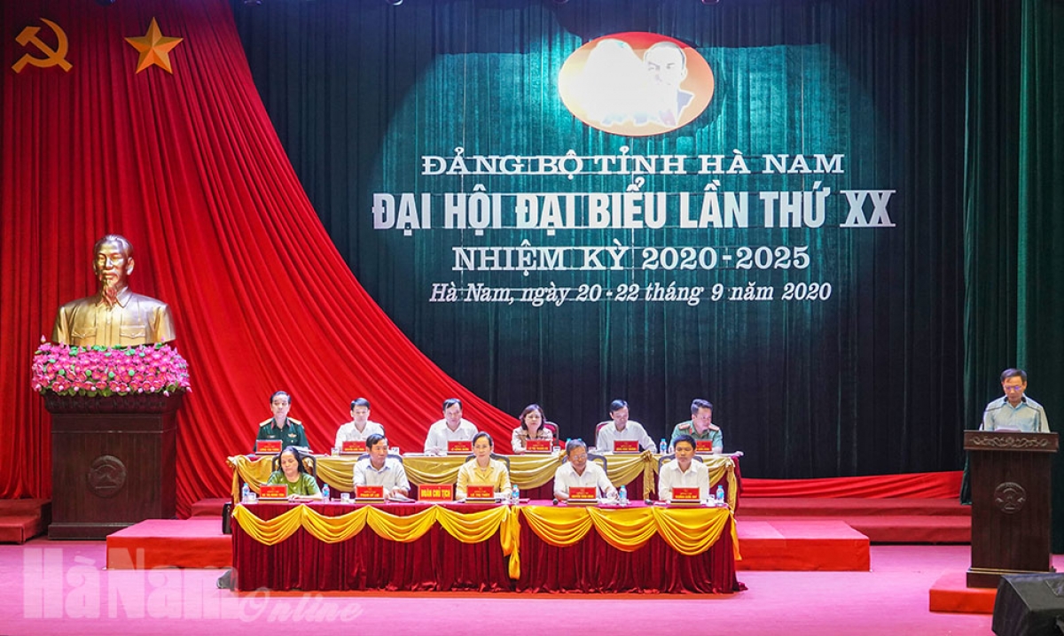 Tỉnh ủy Hà Nam tổ chức Tổng duyệt Chương trình Đại hội Đảng bộ tỉnh lần thứ XX, nhiệm kỳ 2020-2025 ngày 14/9 (Ảnh: Báo Hà Nam)