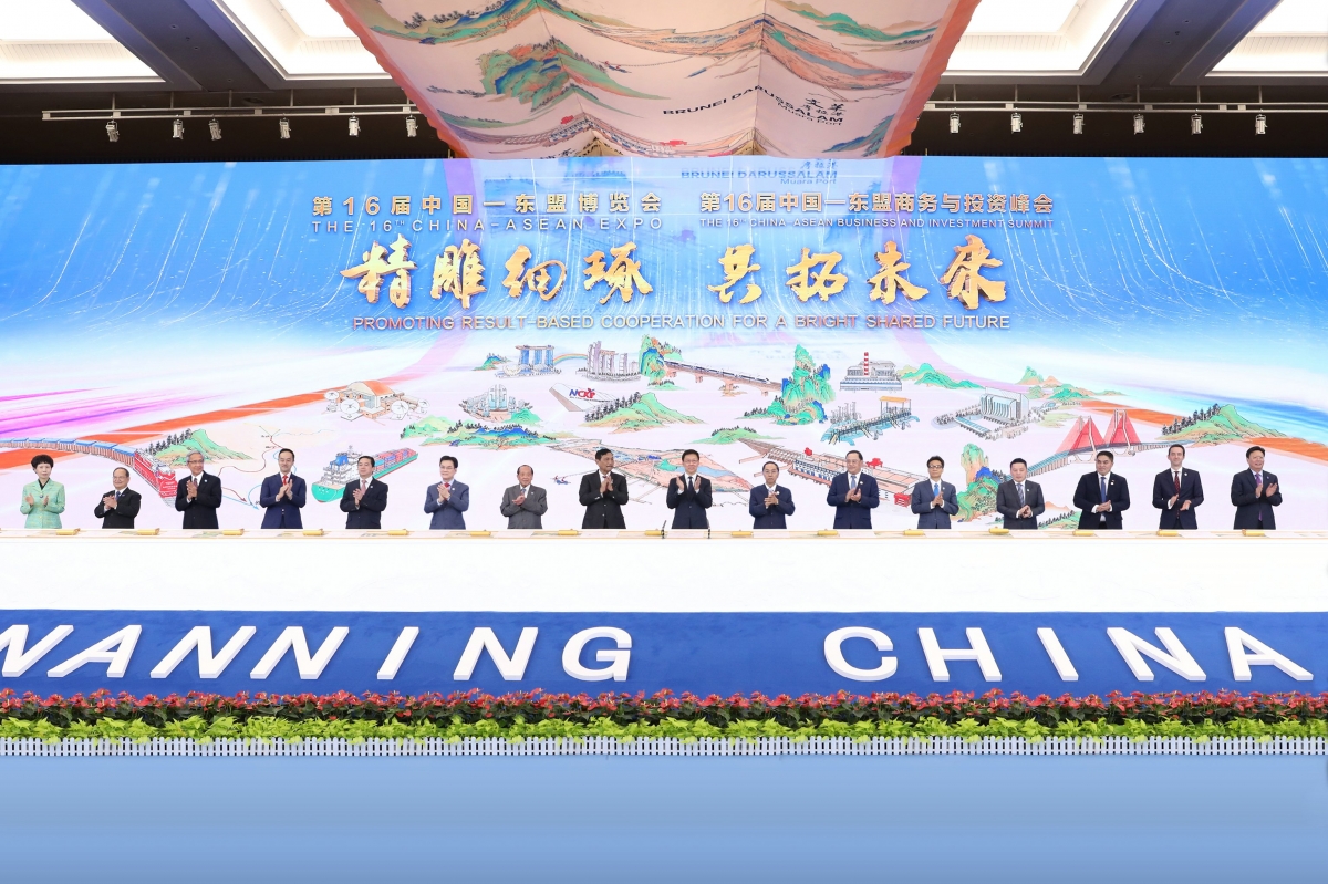 Lễ khai mạc Hội chợ CAEXPO 2019. (Ảnh: Ban thư ký Hội chợ)