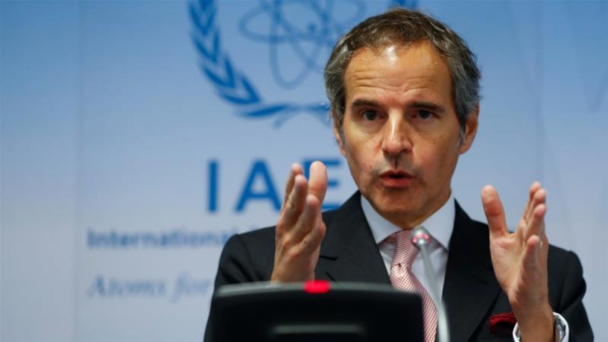 Tổng giám đốc Cơ quan Năng lượng nguyên tử quốc tế (IAEA) Rafael Grossi. Ảnh: Reuters