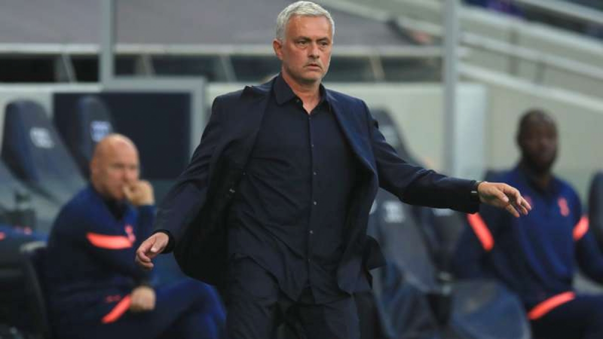 HLV Mourinho lên tiếng chỉ trích các cầu thủ Tottenham sau trận thua Everton. (Ảnh: Getty).