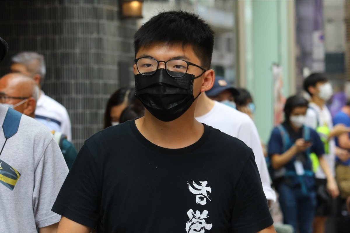 Thủ lĩnh phong trào "ô dù" ở Hong Kong (Trung Quốc) Joshua Wong. Ảnh: SCMP