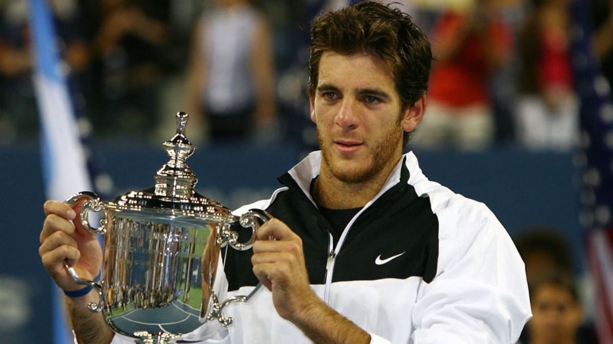 "Kỷ nguyên Federer" chấm dứt ở US Open bởi del Potro năm 2009. (Ảnh: Getty).
