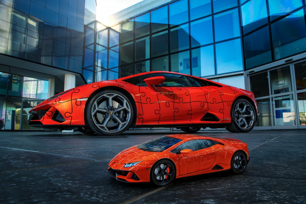 Lamborghini ra mắt bản xếp hình 3D Huracan EVO với giá gần 1 triệu ...