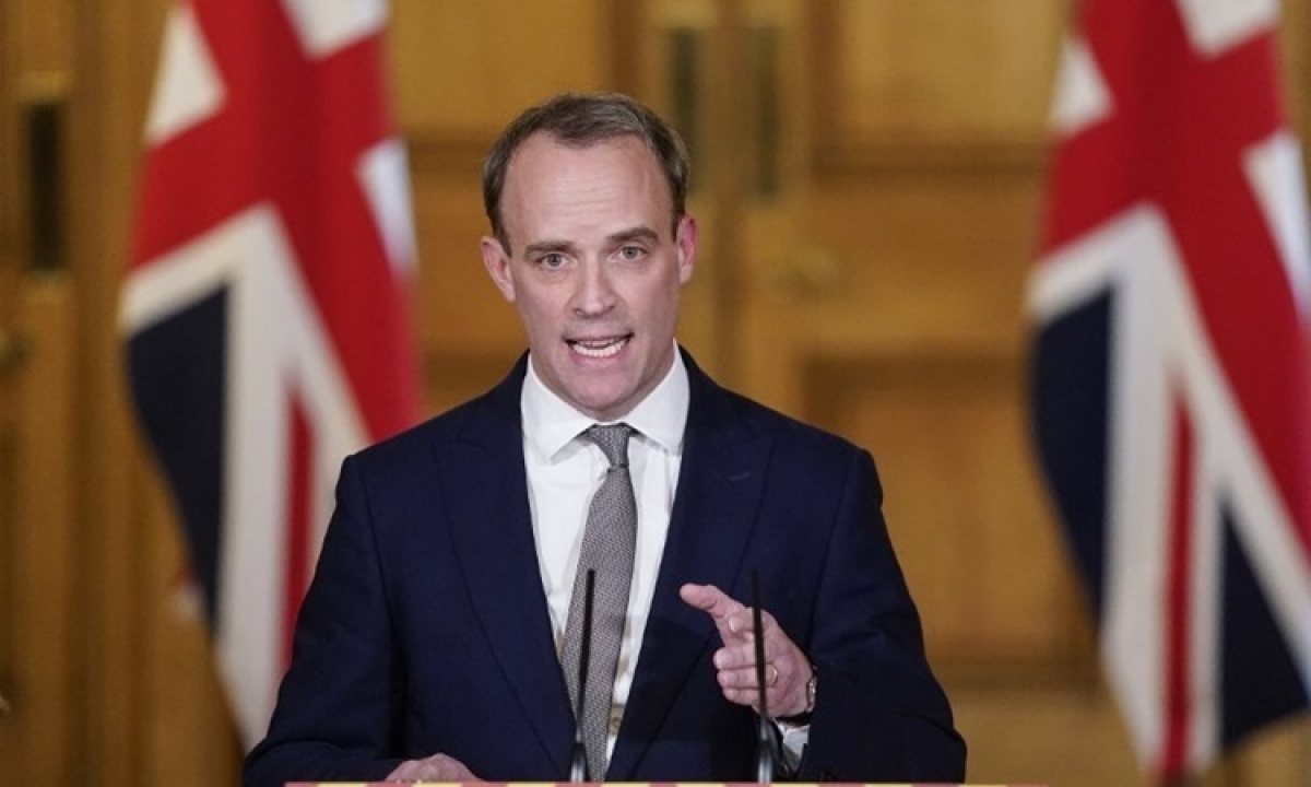 Ngoại trưởng Anh  Dominic Raab