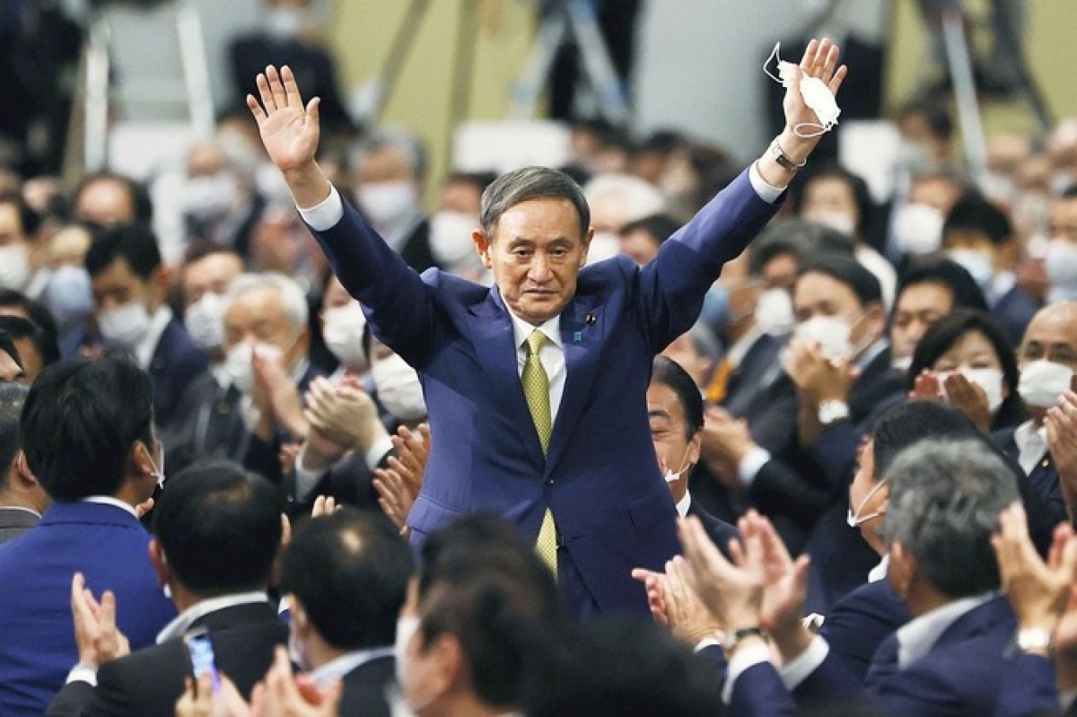 Ông Yoshihide Suga. Ảnh: Reuters.