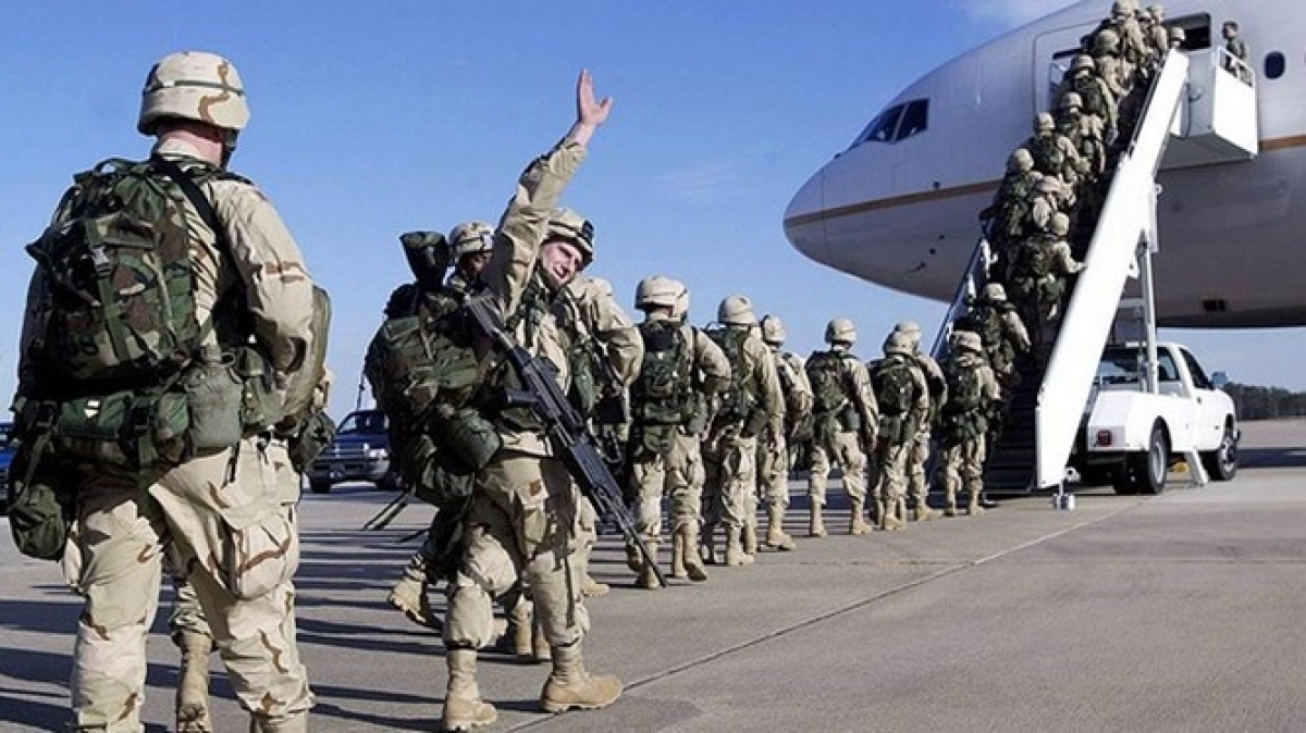 Binh sỹ Mỹ rút khỏi Afghanistan. (Ảnh minh họa. Nguồn: Iran Press)