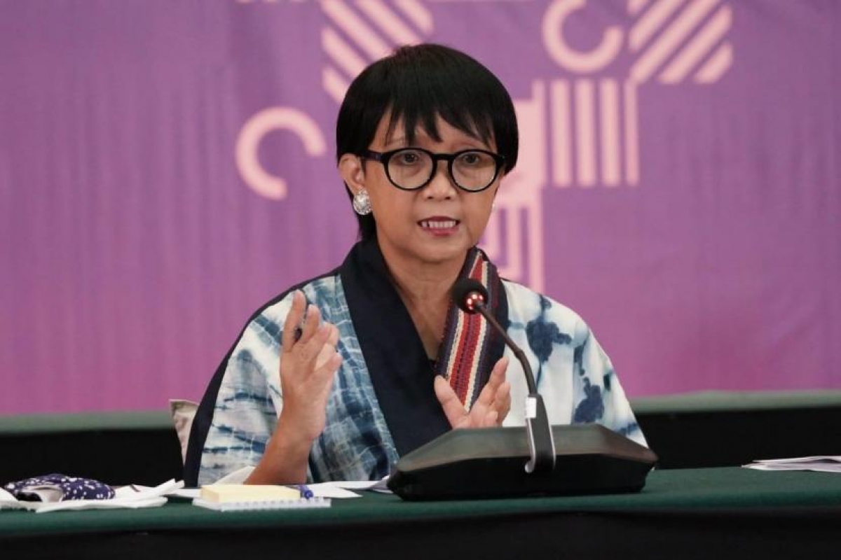 Ngoại trưởng Indonesia, bà Retno Marsudi (Ảnh: BNG Indonesia).