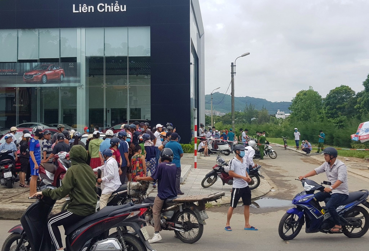 Hiện trường phát hiện thi thể người phụ nữ.