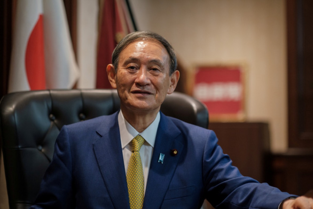 Tân thủ tướng Nhật Bản Yoshihide Suga. Ảnh: Reuters.