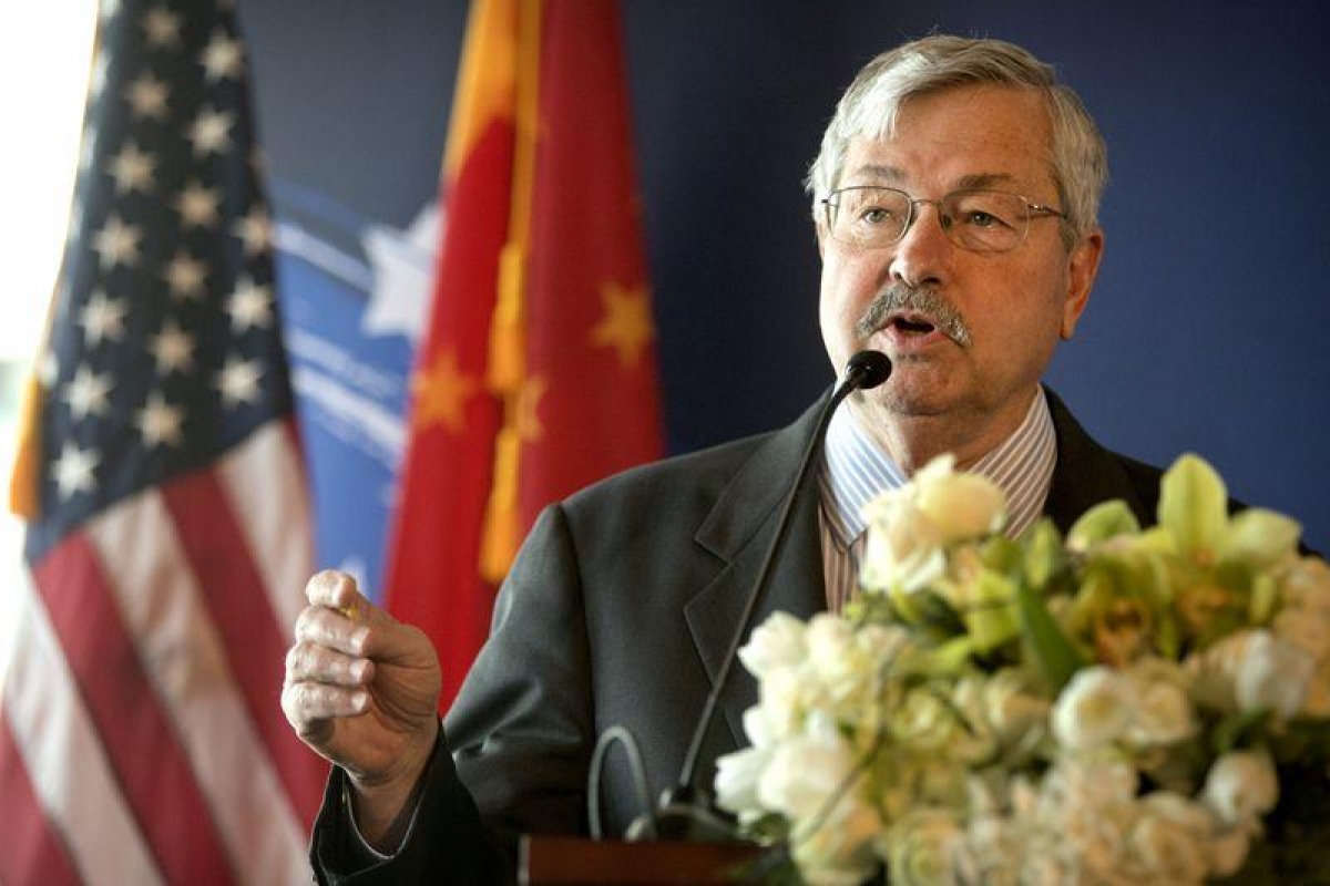 Đại sứ Mỹ tại Trung Quốc Terry Branstad. Ảnh: Reuters 