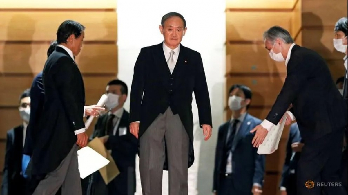 Tân Thủ tướng Nhật Bản Yoshihide Suga. Ảnh: Reuters.