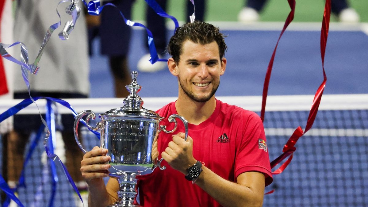 Dominic Thiem lần đầu đăng quang chức vô địch một giải Grand Slam. (Ảnh: Getty).