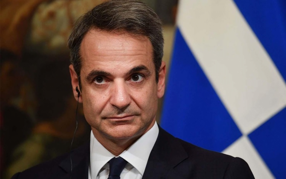 Thủ tướng Hy Lạp Kyriakos Mitsotakis. Ảnh: MEO.