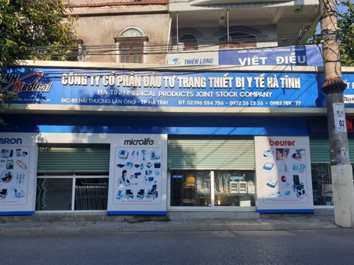 Công an tỉnh Hà Tĩnh đang điều tra vụ án “Trốn thuế” xảy ra tại Công ty Cổ phần Đầu tư trang thiết bị y tế Hà Tĩnh. (Ảnh: CAHT)
