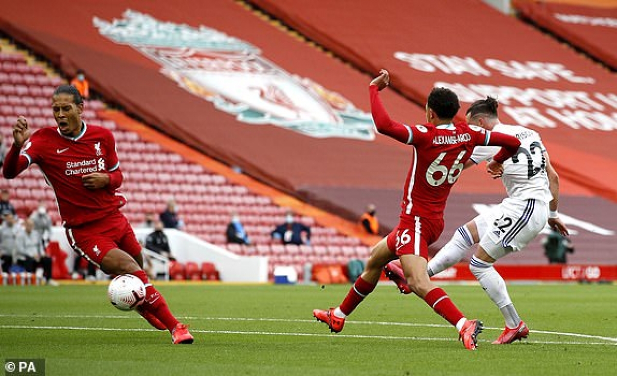 Leeds United chơi đầy tự tin dù phải làm khách trên sân của đội ĐKVĐ Liverpool. (Ảnh: Reuters).