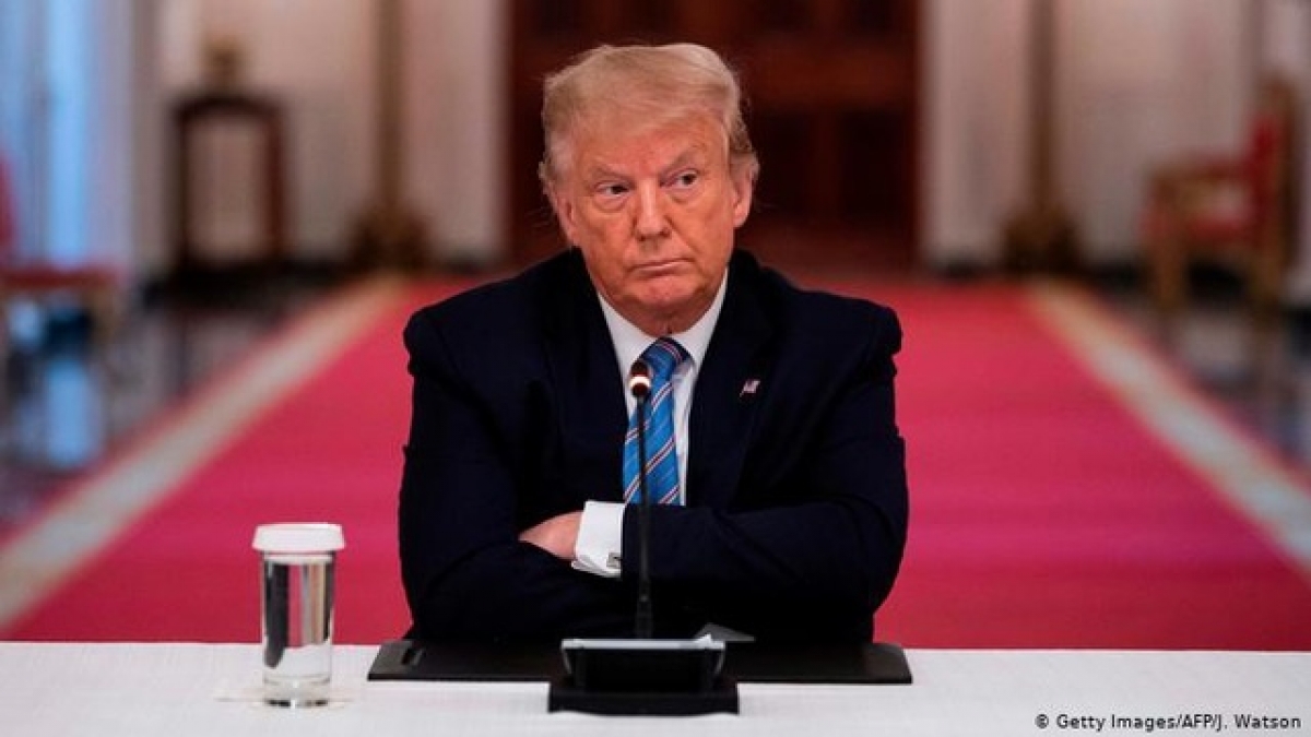 Tổng thống Trump muốn Mỹ phân ly kinh tế với Trung Quốc. Ảnh: Getty