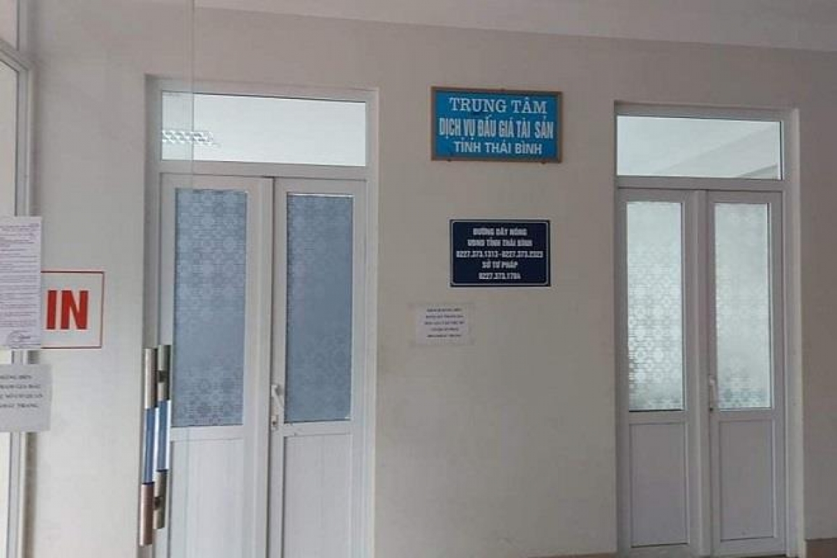 Trung tâm Dịch vụ Đấu giá tài sản Thái Bình.