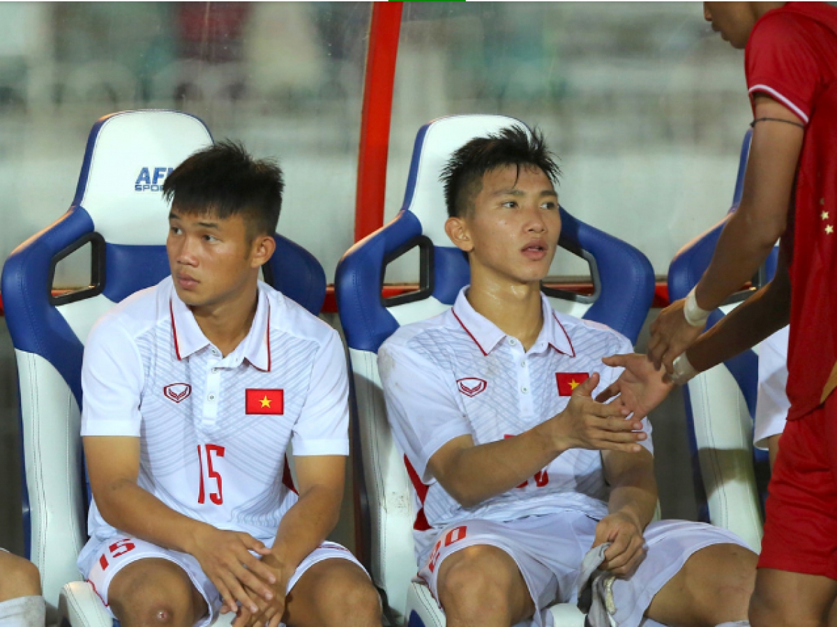Văn Hậu thất vọng sau thất bại của U18 Việt Nam năm 2017. (Ảnh: SGGP).