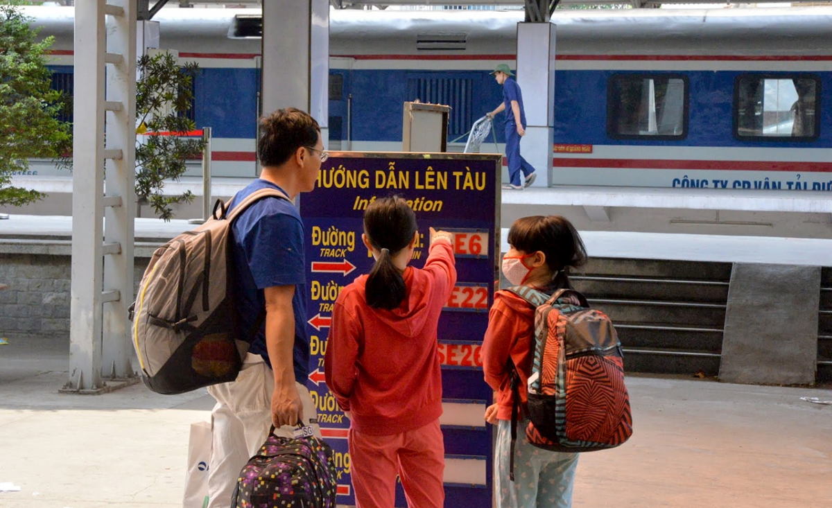 Sẽ có 210.000 chỗ đi tàu trong dịp Tết 2021.