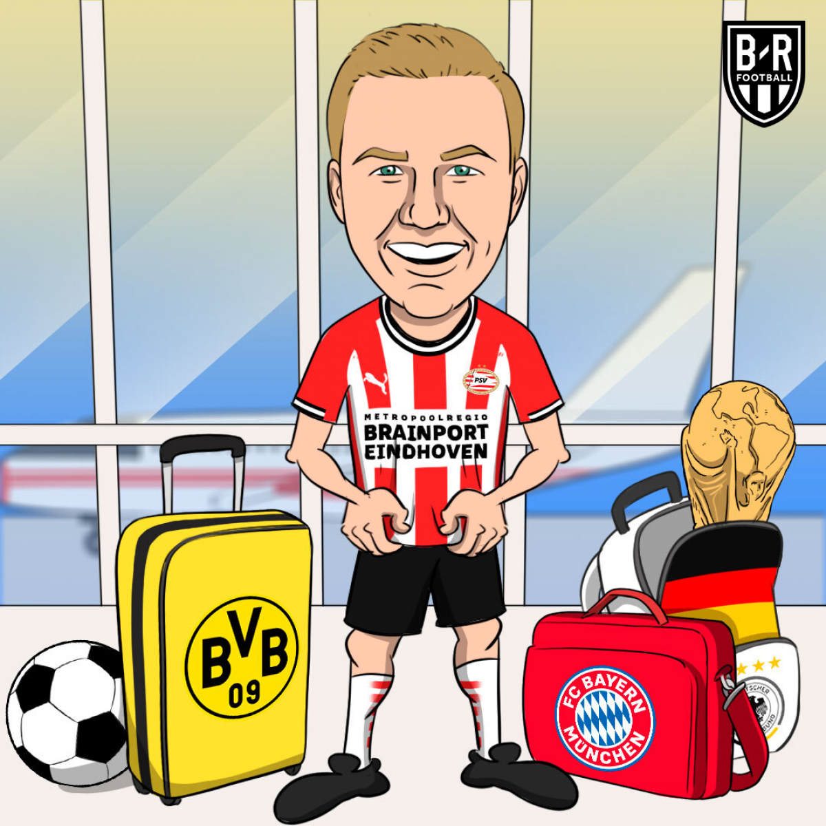 Hành trang của Gotze. (Ảnh: Bleacher Reports)