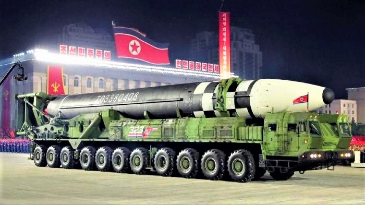 ICBM mới của Triều Tiên được cho là Hwasong-15 phiên bản mới hoặc Hwasong-16. Nguồn: KCNA