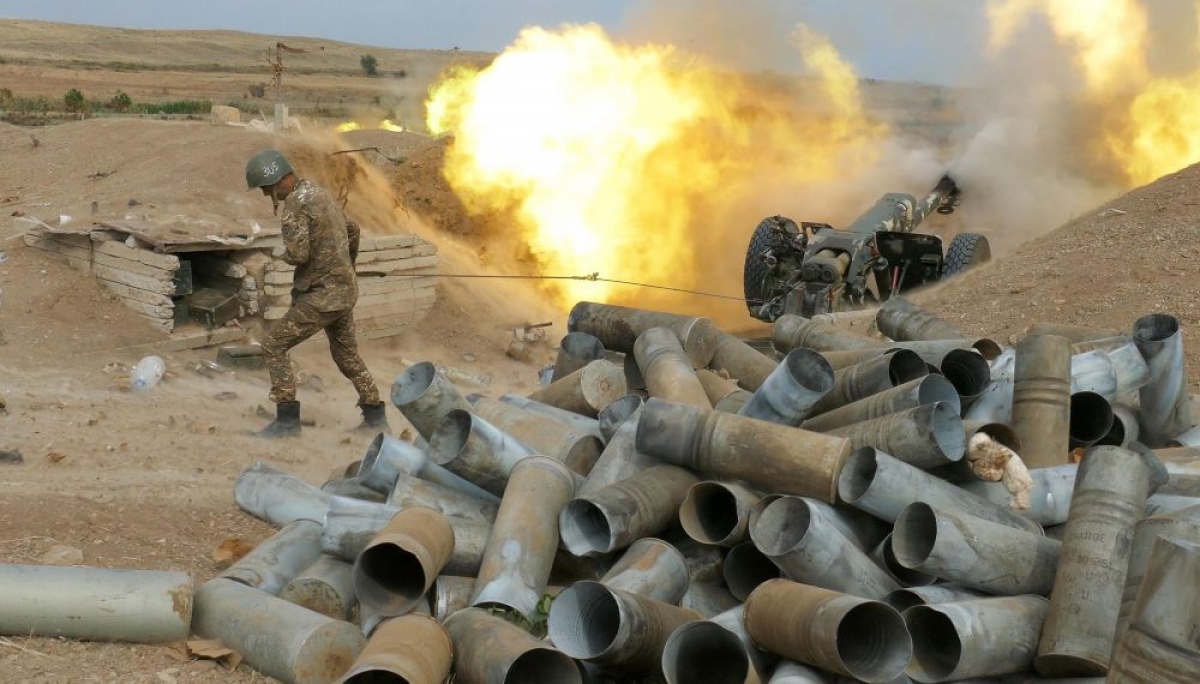Cuộc xung đột ở khu vực tranh chấp Nagorno-Karabakh leo thang từ cuối tháng 9. (Nguồn: Washington Times)