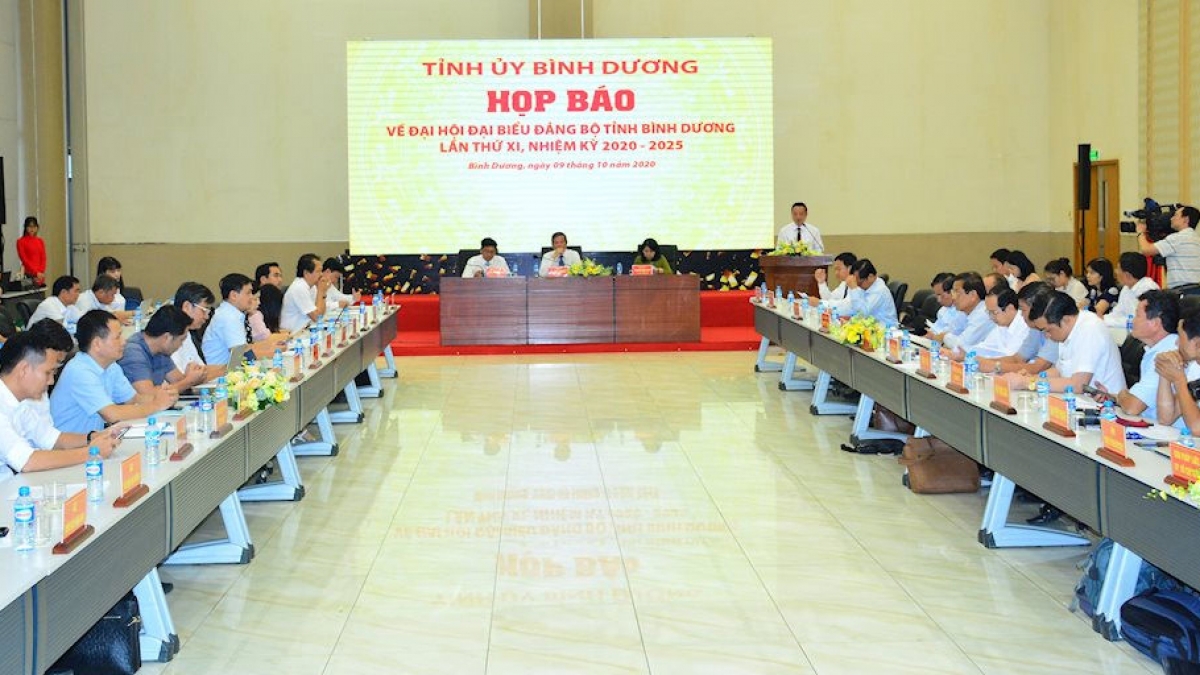Đại hội Đại biểu Đảng bộ tỉnh Bình Dương lần thứ 11, diễn ra từ ngày 13/10 đến 15/10, với 350 đại biểu chính thức đại diện cho hơn 48.500 đảng viên.
