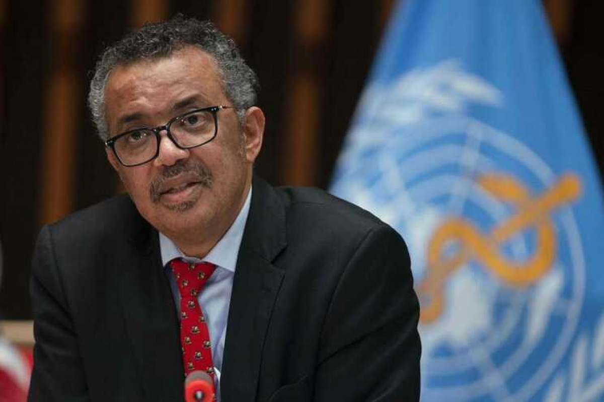 Tổng Giám đốc WHO Tedros Adhanom Ghebreyesus. Ảnh: AFP 
