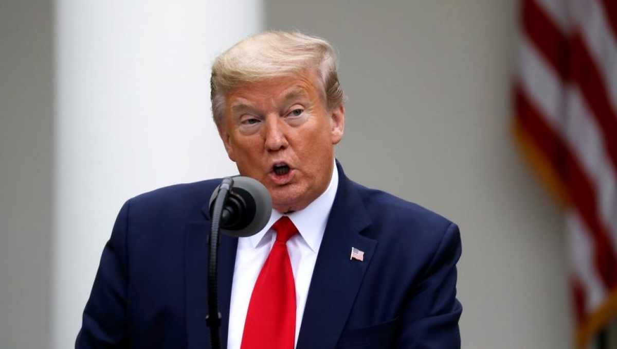 Tổng thống Trump. Ảnh: Reuters