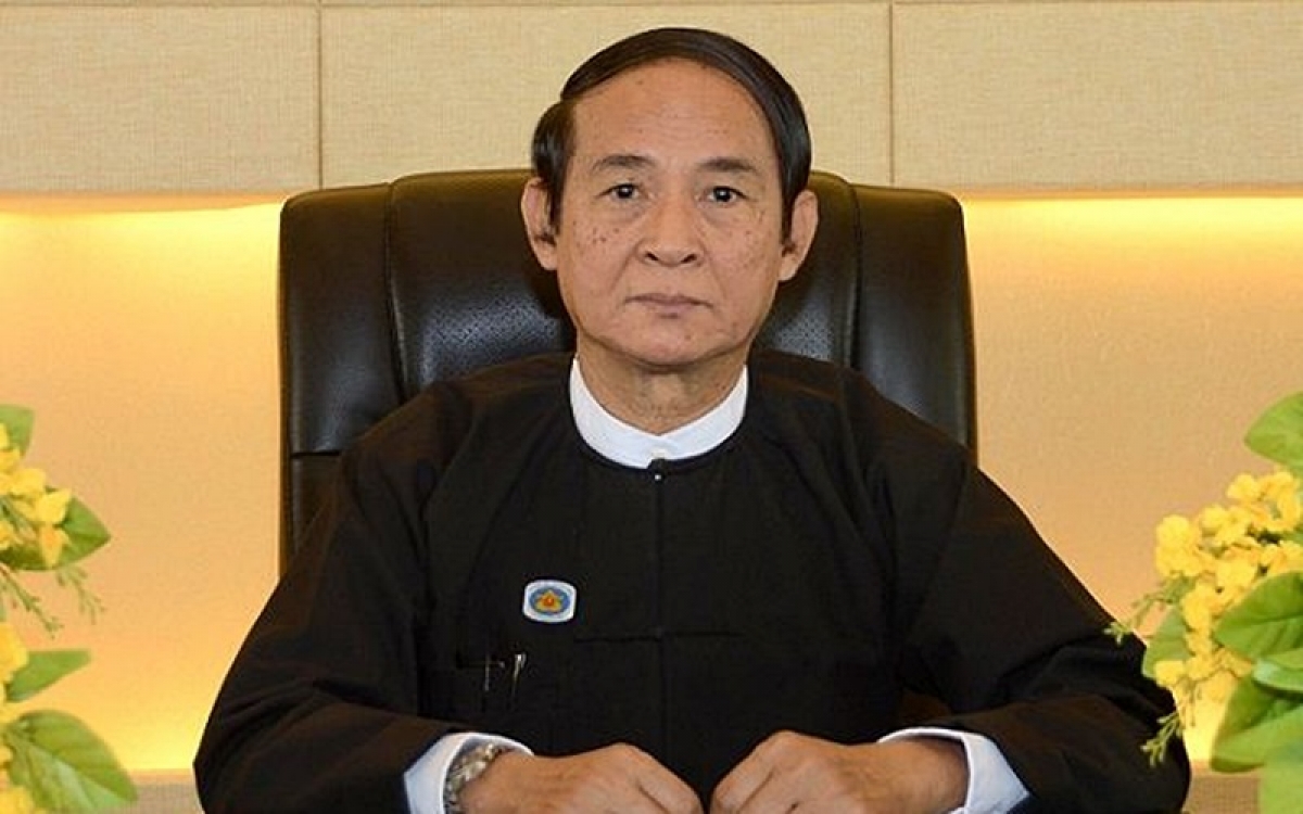 Tổng thống U Win Myint. Ảnh: Dreshare.