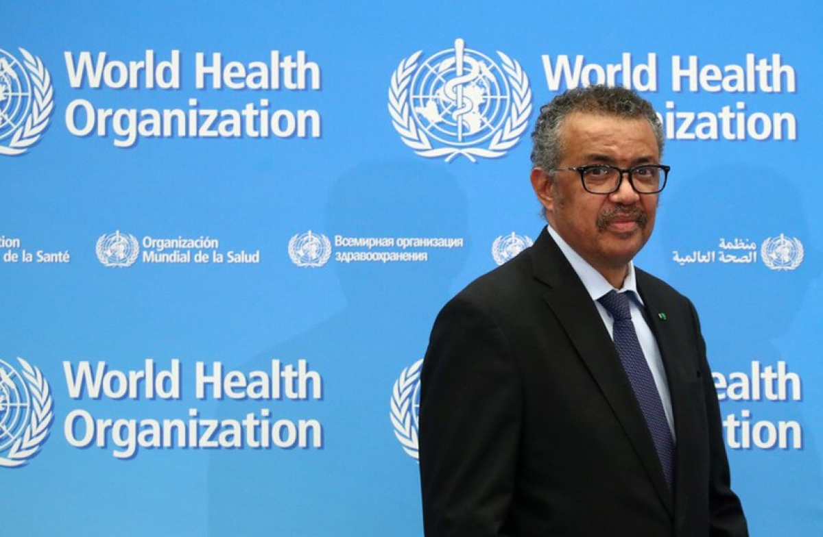 Tổng giám đốc Tổ chức Y tế Thế giới Tedros Adhanom Ghebreyesus. Ảnh: Reuters