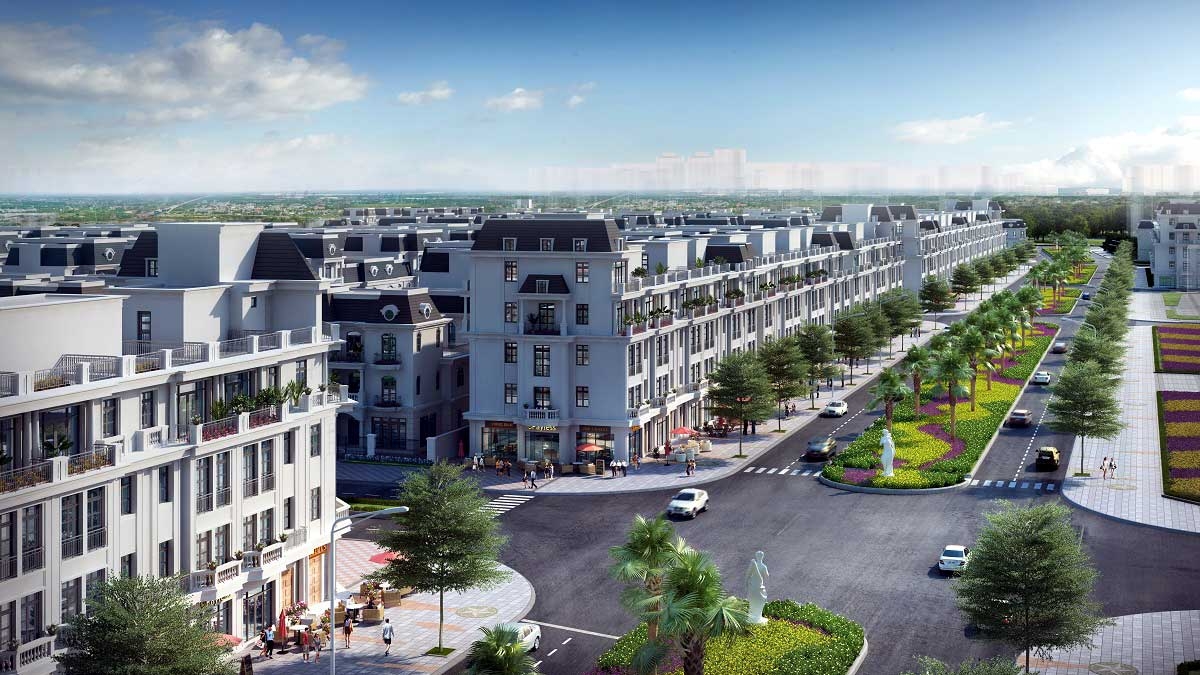 Đại lộ châu Âu – Đại lộ sầm uất bậc nhất khu đô thị Vinhomes Star City.