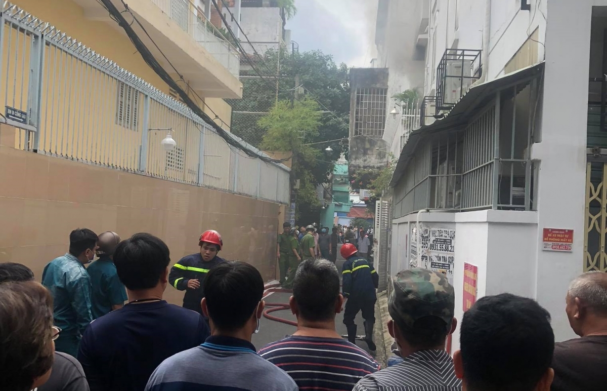 Hiện trường vụ cháy