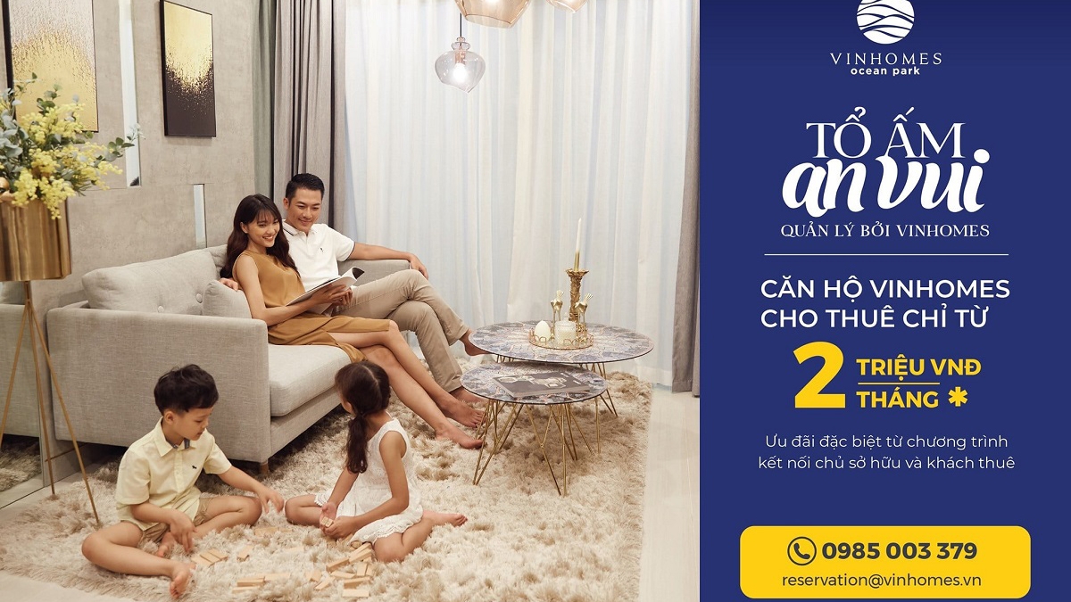 Thông qua “Tổ ấm an vui”, Vinhomes Ocean Park hứa hẹn sẽ đón một cộng đồng khách thuê đông đảo về an cư, kích hoạt thị trường căn hộ cho thuê tại phía Đông thêm phần sôi động.