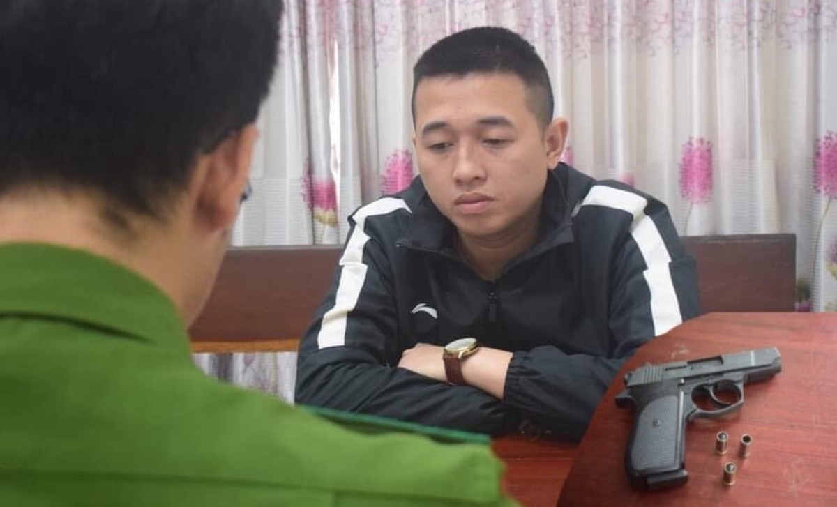 Ngô Văn Bảo tại cơ quan điều tra.