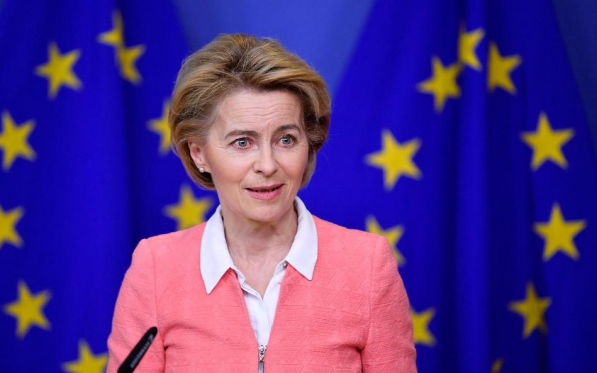 Chủ tịch Ủy ban châu Âu Ursula von der Leyen. Ảnh: GrenzEcho.