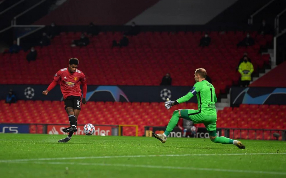 Rashford ghi 2 bàn thắng liên tiếp chỉ trong ít phút. (Ảnh: UEFA).